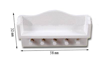 Tc0702 - Estante de cocina blanco