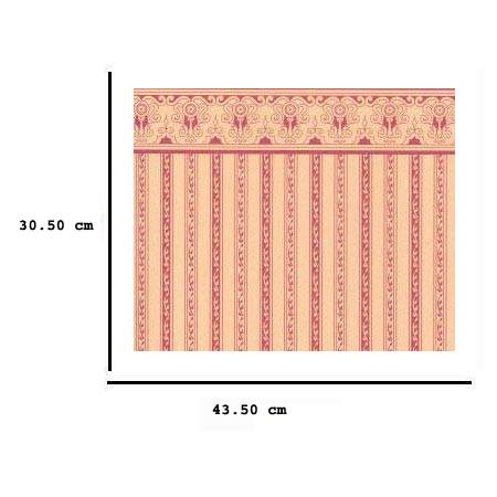 Jh04 - Carta a strisce rosa