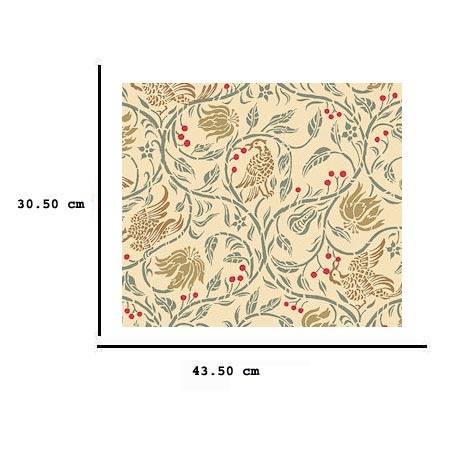 Jh99 - Papier avec des oiseaux
