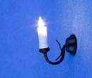 Lp0116 - Lampada da parete con candela nera