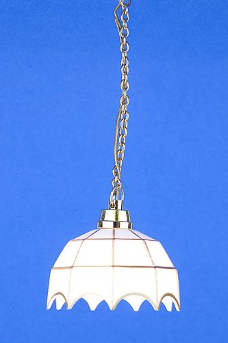 Sl3281 - Lámpara tiffany blanca