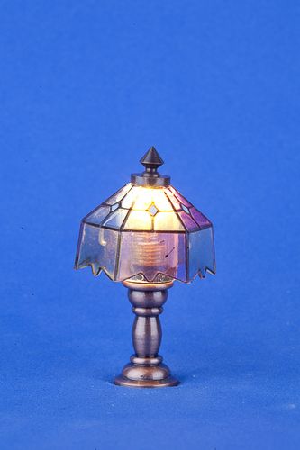 Lp0069 - Lampe tiffany triangulaire 