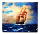 Tc0825 - Gemälde mit Segelschiff 