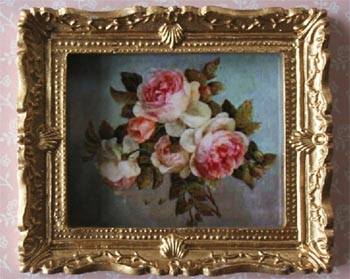 Tc0877 - Cadre avec des roses