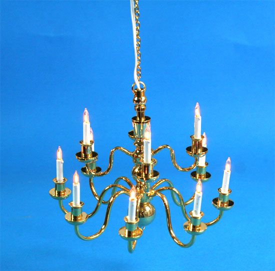 Sl3997 - Lampada da soffitto 12 candeline