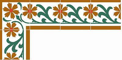 Wm34173 - Floor borders