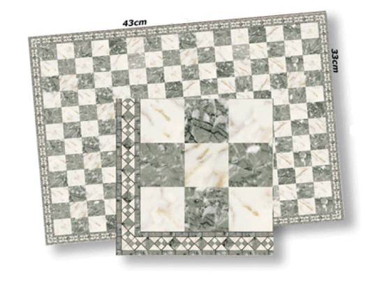 Wm34740 - Marbre avec frise XL 
