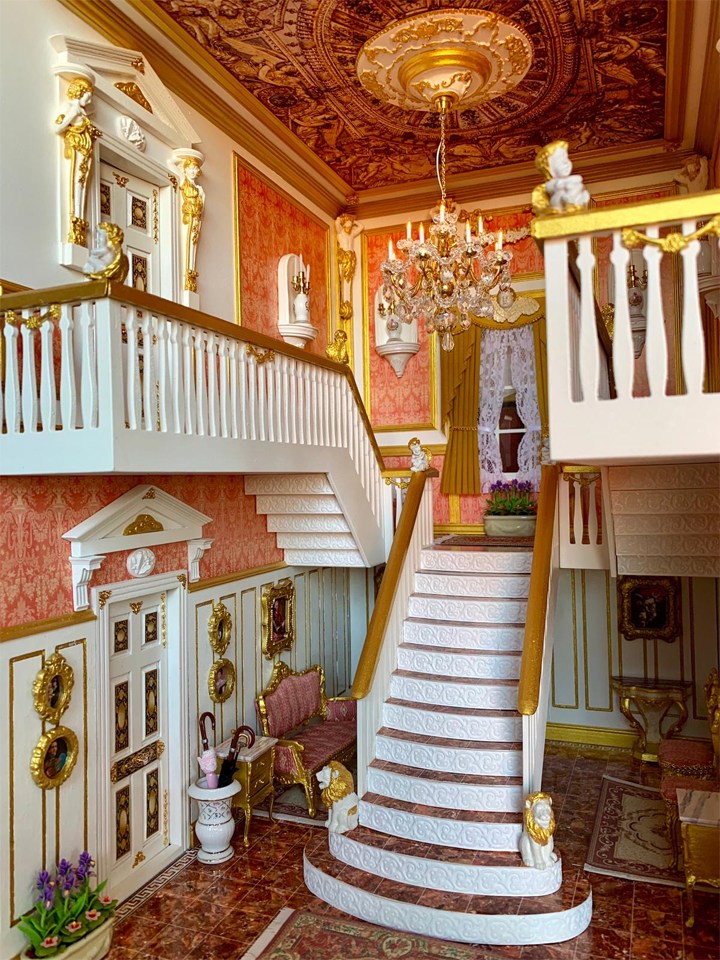 Stapleford House Escalier central