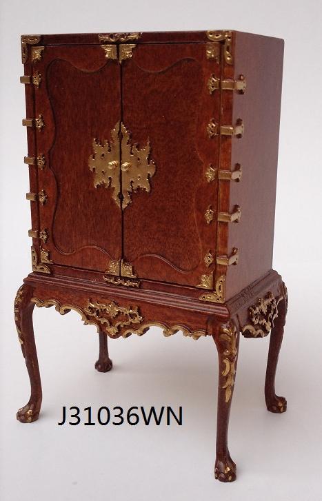Producto en miniatura, referencia YY31036, Color: Nogal con detalles dorados (WNG)