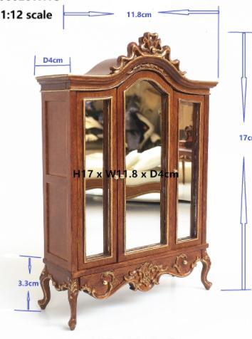 Producto en miniatura, referencia YY08028, Color: Nogal con detalles dorados (WNG)