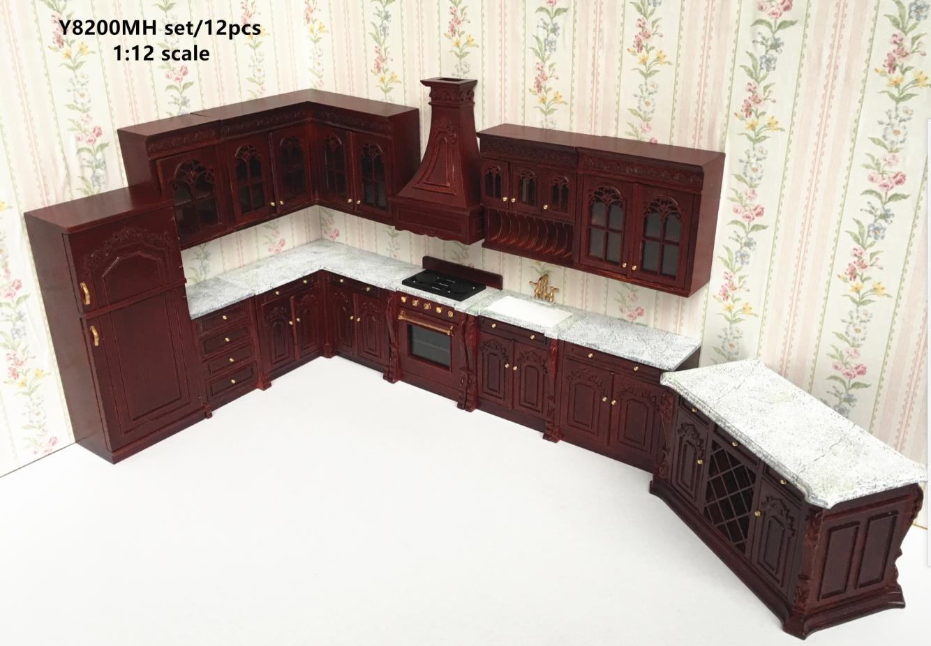 Producto en miniatura, referencia YY8200set, Color: Caoba (MH)