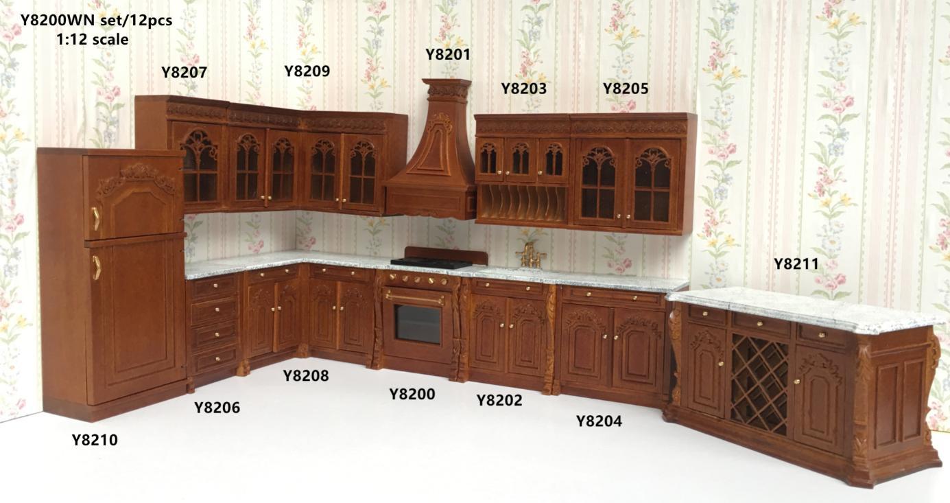 Producto en miniatura, referencia YY8200set, Color: Nogal (WN)